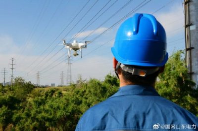 東營供電公司：無人機(jī)巡檢 穩(wěn)定線路運行