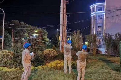 10kV線路、開關(guān)、刀閘、配電變壓器以及環(huán)網(wǎng)箱進(jìn)行接點測溫和局放測試