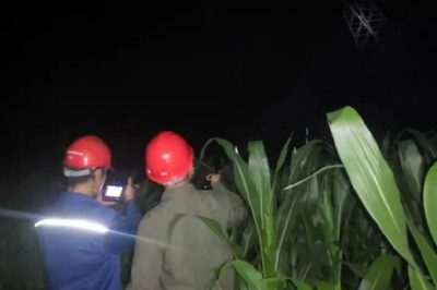 廣藺線N 35中相、N 48-N 50三相掛點(diǎn)進(jìn)行紅外測(cè)溫