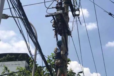 江北供電公司10kV線(xiàn)路故障已經(jīng)處理完畢