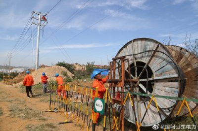 煙臺(tái)市福山區(qū)供電公司施工改造10千伏魯醫(yī)一線