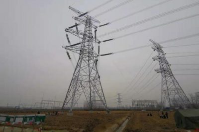 江蘇宿遷宿豫東500千伏輸變電工程線路現(xiàn)場