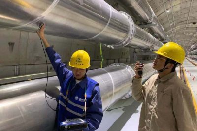 江蘇檢修公司進(jìn)行泰吳Ⅱ線復(fù)役后的巡檢工作