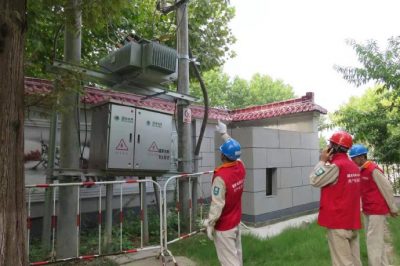 劉老莊八十二烈士陵園供電設(shè)備進(jìn)行全方位檢查