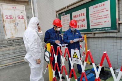 陜西省軍人軍區(qū)服務(wù)社進(jìn)行增容供電工作