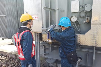 “黃帽”“藍(lán)帽”齊上陣 運檢一體保安全