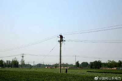 陽谷縣供電公司對10千伏魯坊線進行全面改造升級