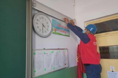 對(duì)教職工開展安全教育宣傳，助力學(xué)校做好開學(xué)準(zhǔn)備工作