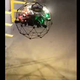 延安供電公司開展無人機電纜溝道巡視