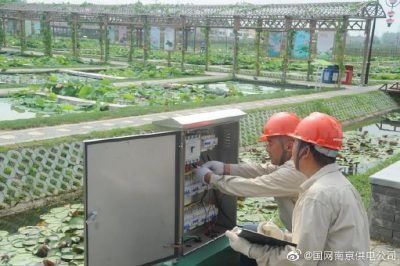 國網(wǎng)南京市江北新區(qū)供電公司安裝變壓器、環(huán)網(wǎng)柜、配電箱等配電設(shè)備