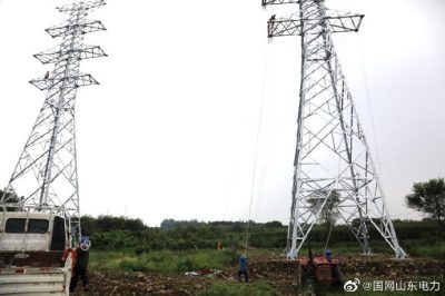 塔上塔下齊用力 配出線路全加速