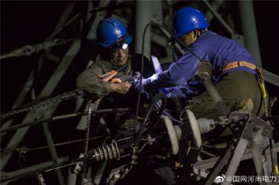 4條線路進行集中消缺維護，更換耐張線夾12只、鍍鋅端子33個