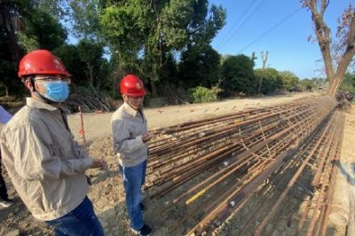 對(duì)工程T1群樁基礎(chǔ)施工開(kāi)展安全檢查