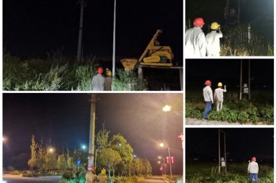 對(duì)10千伏君新線(xiàn)用電量大的專(zhuān)變臺(tái)區(qū)、斷路器、電纜頭開(kāi)展常態(tài)化測(cè)溫工作