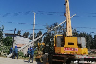 在10千伏四十里五線(xiàn)與10千伏西崖線(xiàn)聯(lián)絡(luò)工程施工