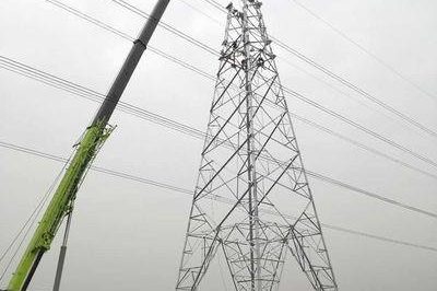 開(kāi)展辛安110千伏輸電線路架設(shè)