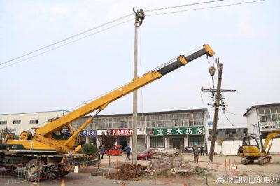 為李家黑墩村進(jìn)行配網(wǎng)改造