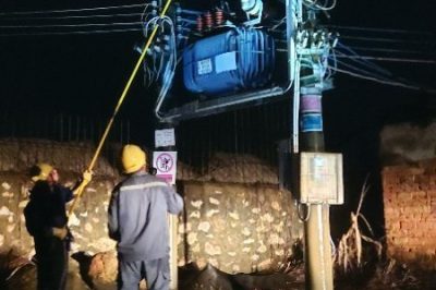 110kV紅嶺站10kV合安線稔坪支線搶修