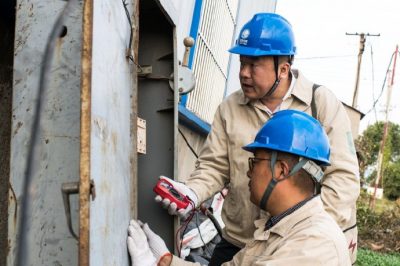 對轄區(qū)內(nèi)用電線路進行檢查，試跳漏電保護器