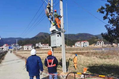 對(duì)10千伏竹坪316線貓公場(chǎng)臺(tái)區(qū)新增鋪點(diǎn)